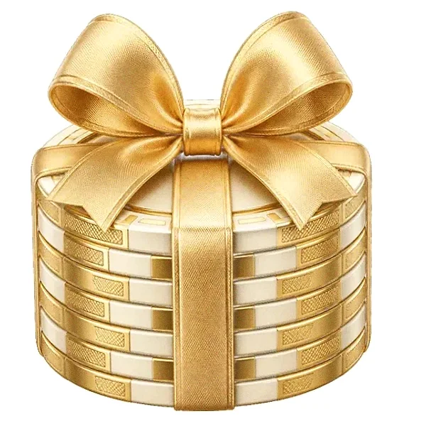 Poker chip gift — Magic Red