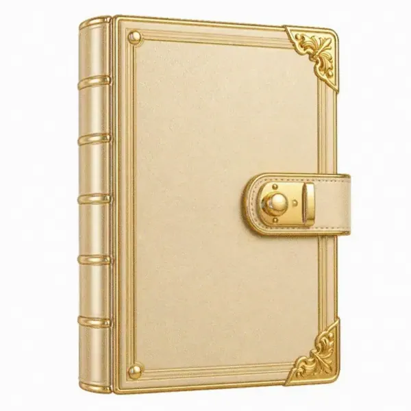 Leather wallet planner — Magic Red