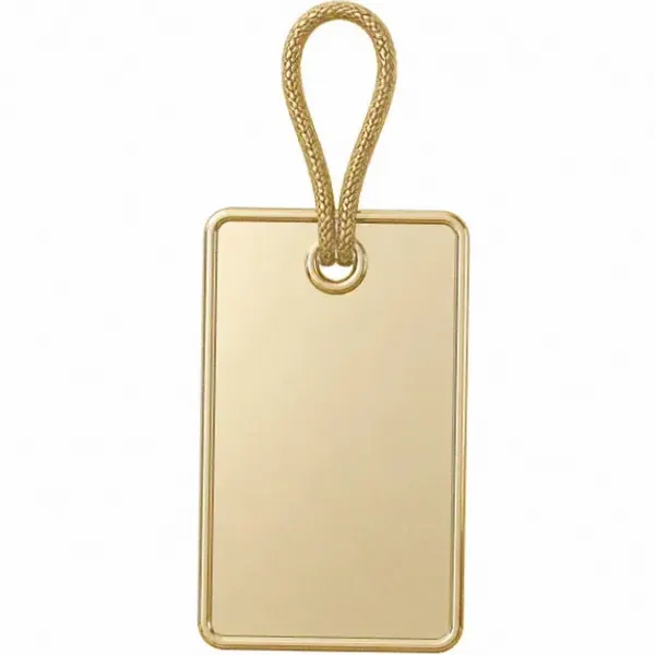 Blank luggage tag — Magic Red