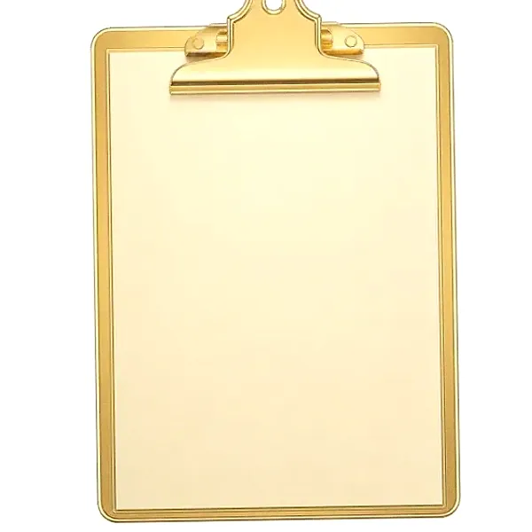 Blank clipboard — Magic Red