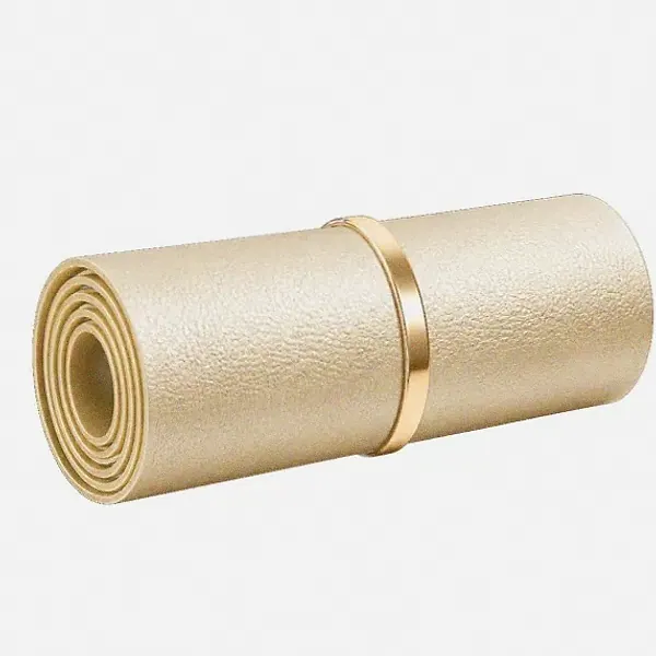 Rolled leather mat — Magic Red