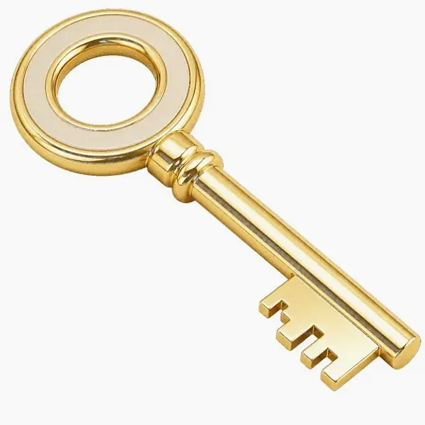 Round-headed key — Magic Red