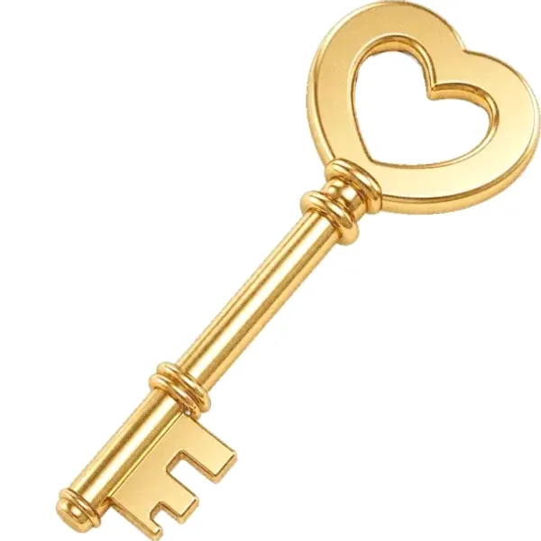 Ornate antique key — Magic Red