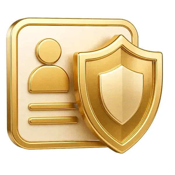 Shield and id card — Magic Red