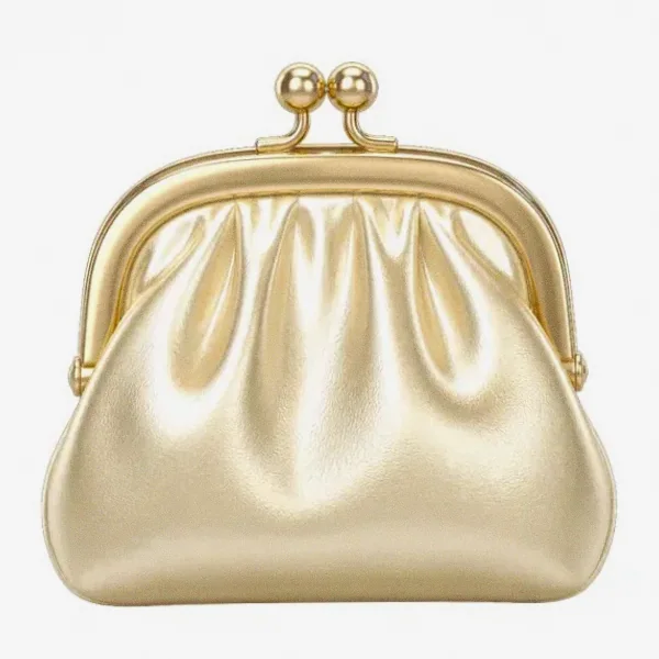 Leather coin purse — Magic Red