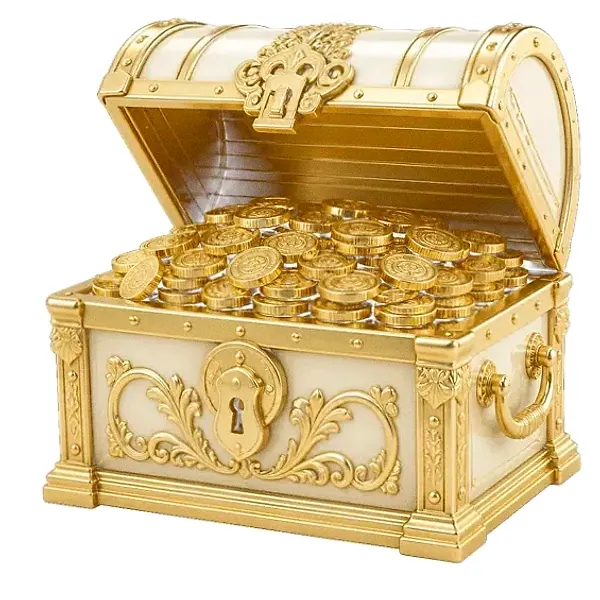 Open treasure chest — Magic Red