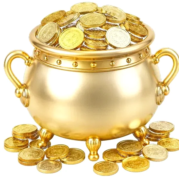 Coin-filled cauldron — Magic Red