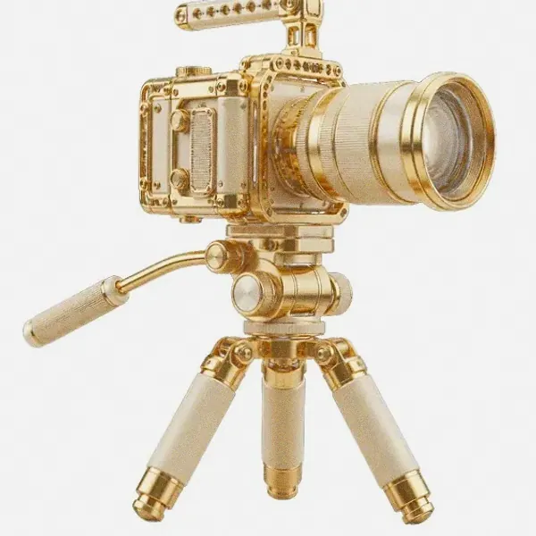Camera on tripod — Magic Red